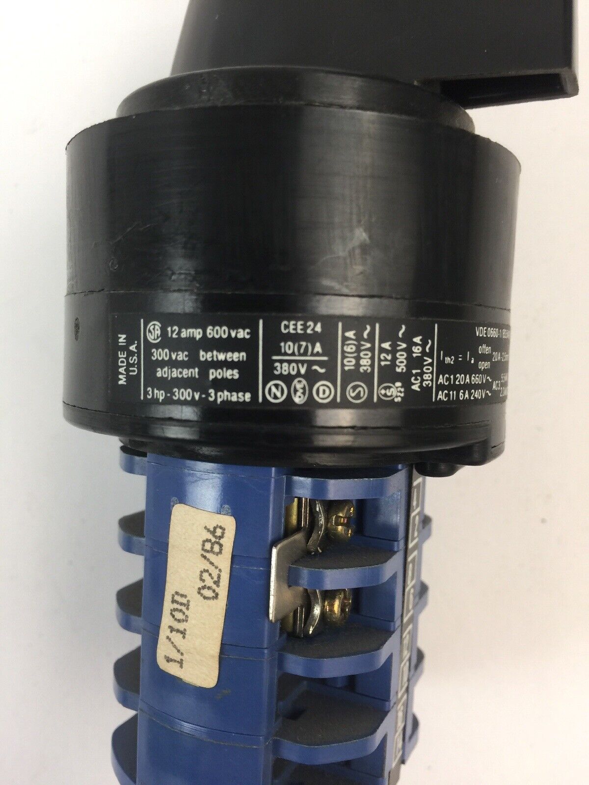KRAUS & NAIMER C10B A244 ROTARY SWITCH