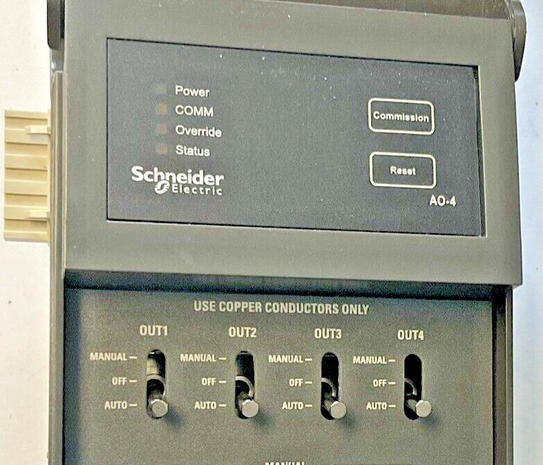 SCHNEIDER ELECTRIC AO-4-8-O-S I/O MODULE 24VDC 3.8W