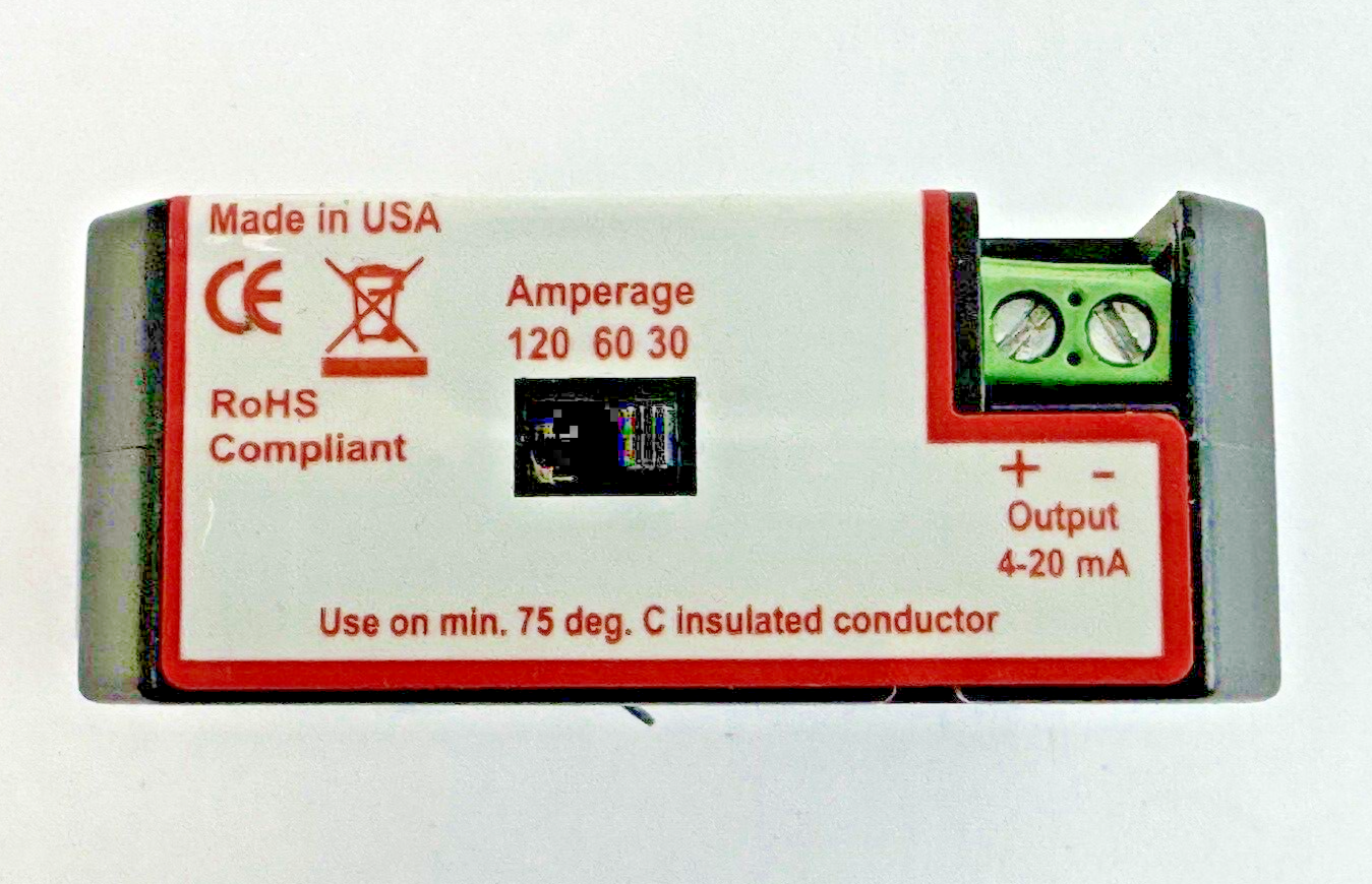 DWYER - SCT10-100 - ANALOG CURRENT TRANSDUCER - 6000VAC, 120/60/30 A, 4-20mA