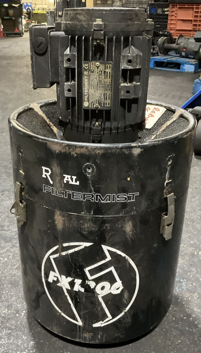 ROYAL FILTERMIST FX-1200 MIST COLLECTOR TMV90L1-2B14B 3410RPM 2.64kW