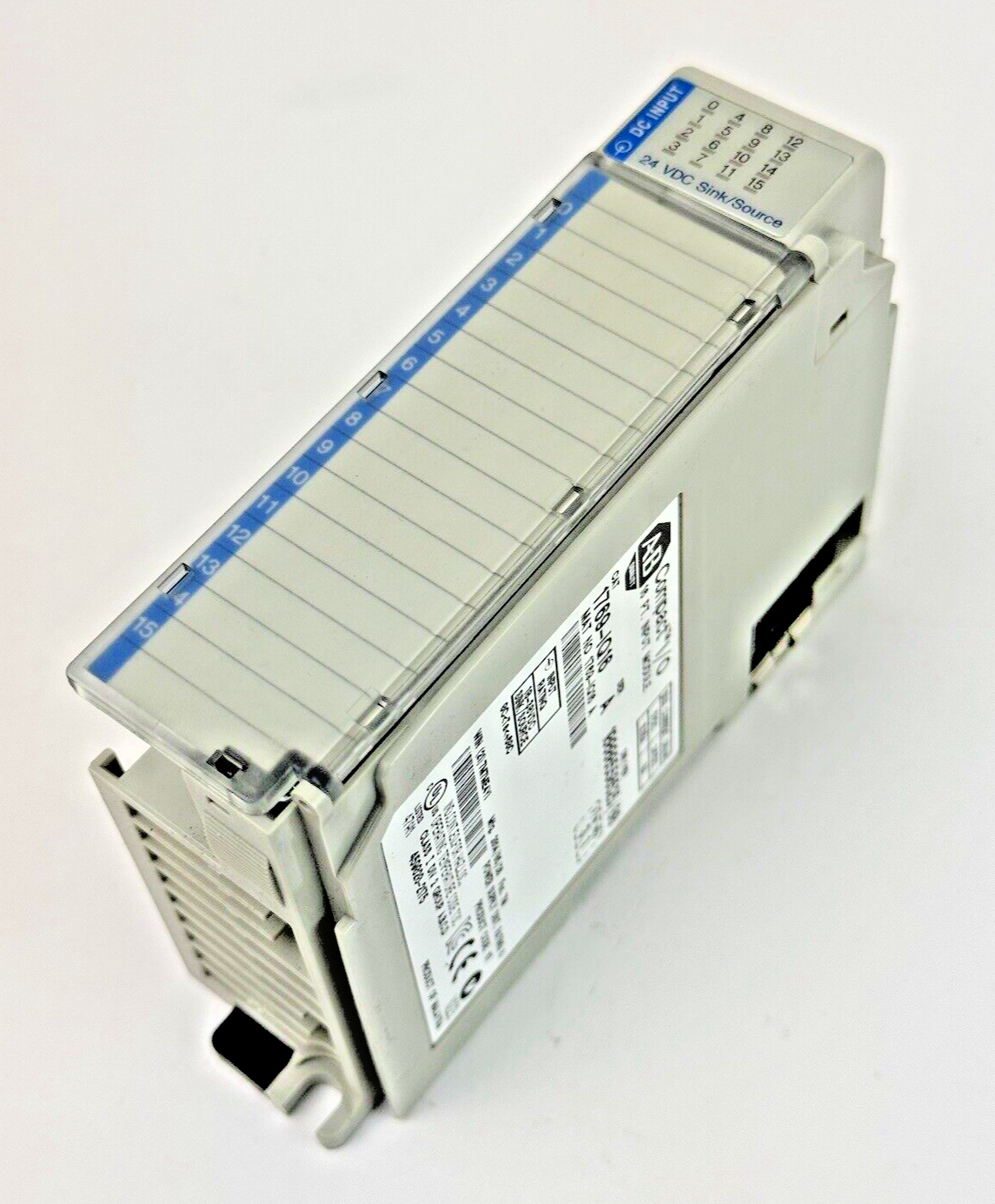 ALLEN-BRADLEY - 1769-IQ16 SER. A, F/W REV 3.1, DIR/VER 10000550525/00 - 16 PT.