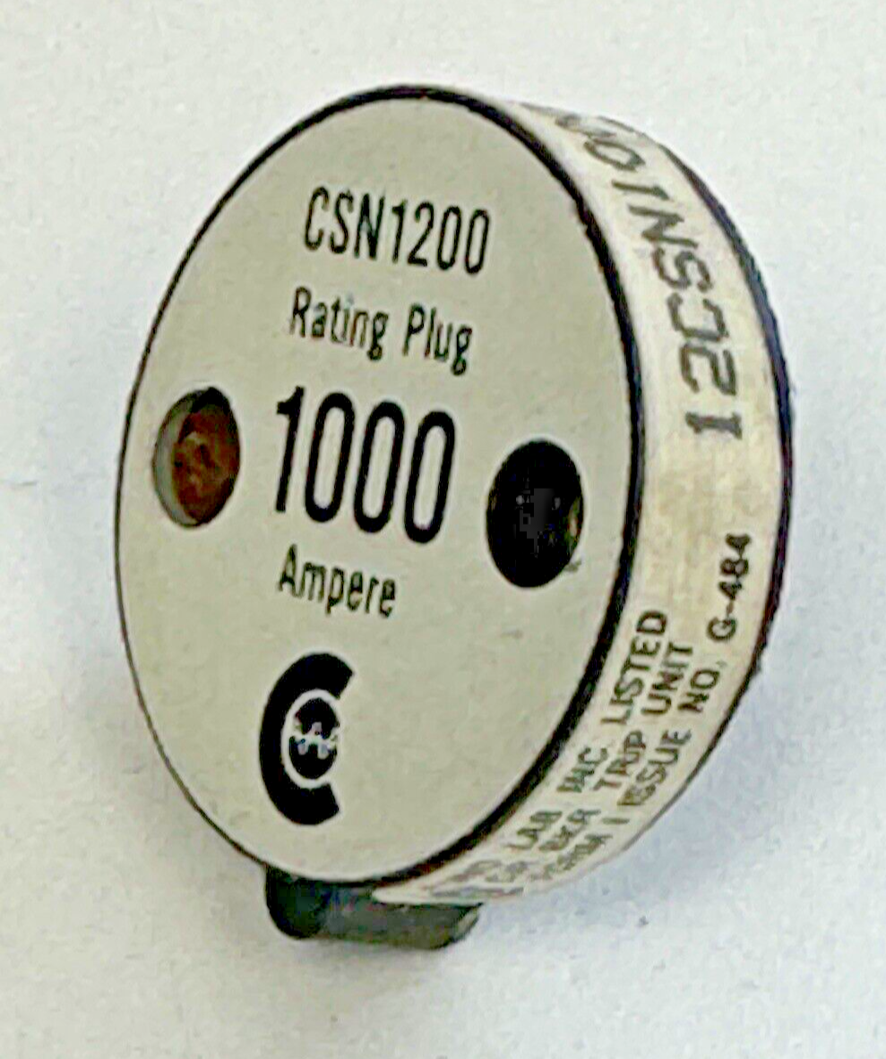 WESTINGHOUSE - CSN 1200 1000A - RATING PLUG - 12CSN1000 - 1000 AMPERE