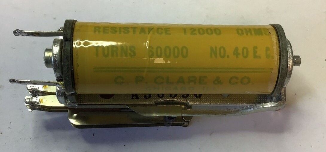 CLARE EL5858 RELAY RESISTANCE 12000 OHMS