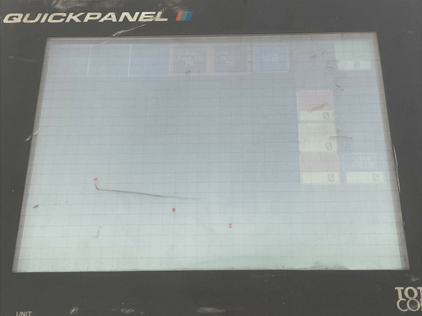 TOTAL CONTROL QPI21100S2P QUICK PANEL 10.5" TOUCH SCREEN 120VAC QPI-MBP-201-G