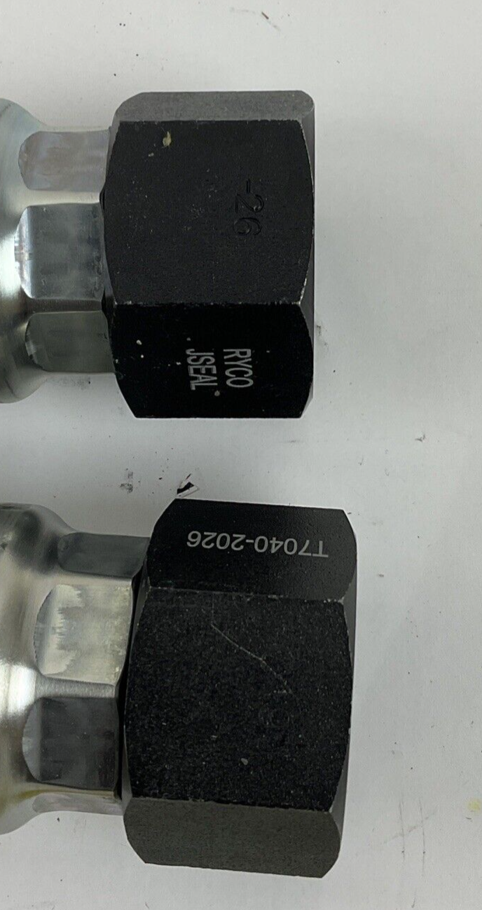 RYCO HYDRAULICS T7040-2026 FITTINGS WITH HOSE ***LOTOF2***