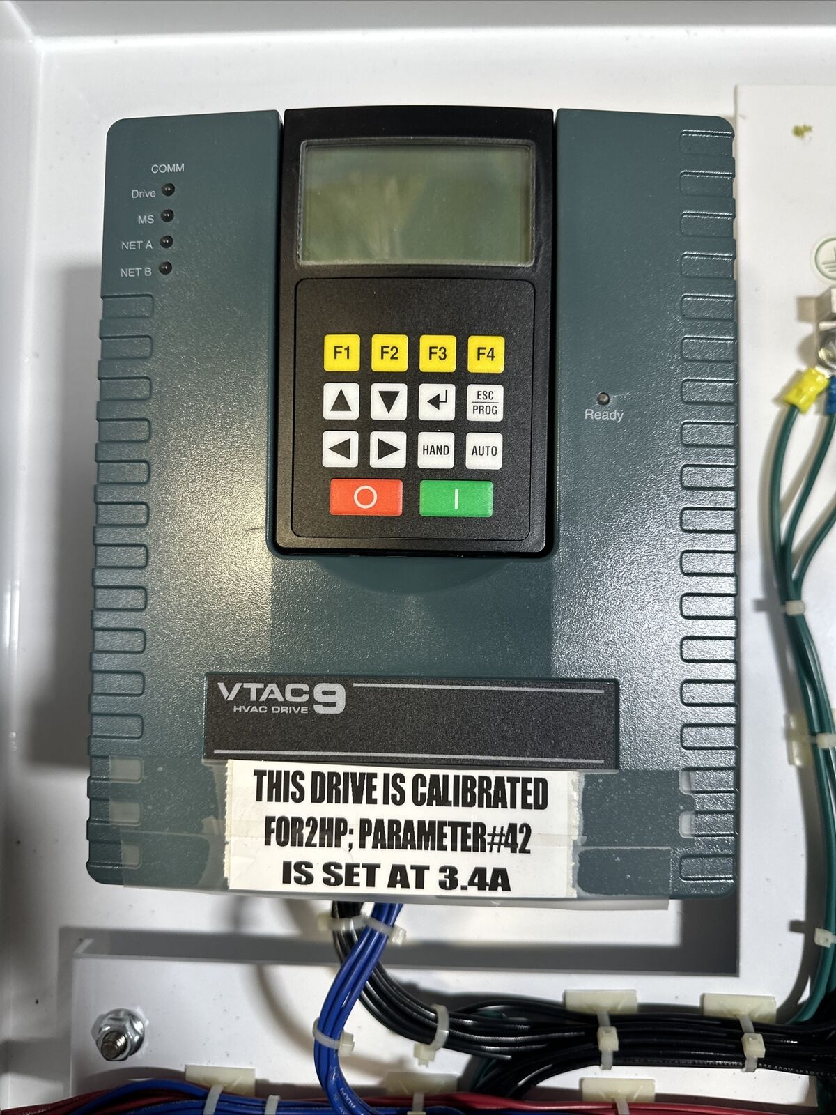 ROCKWELL AUTOMATION VTAC 9 HVAC DRIVE 9V241HRNB30 S7-640A-V9-2 460VAC 2HP 3PH