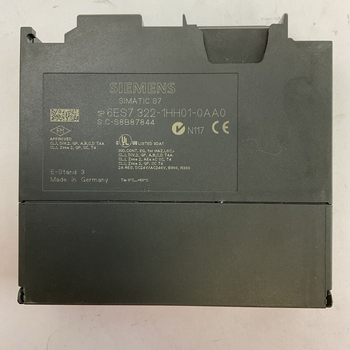 SIEMENS 1P 6ES7 322-1HH01-0AA0A SIMATIC S7 DIGITAL OUTPUT MODULE