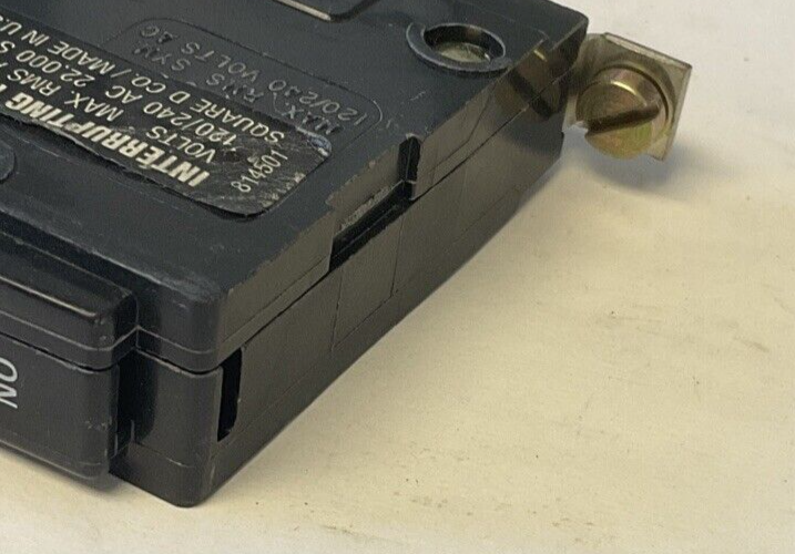 SQUARE D QOB120 CIRCUIT BREAKER 20A 22KA 120/240VAC ***LOTOF3***