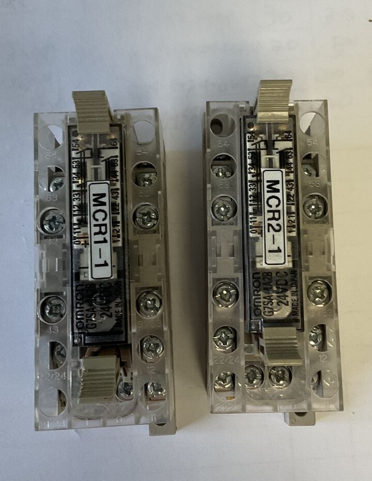 OMRON P7SA-14F-ND RELAY SOCKET BASE 20A W/G7SA-4A28 24VDC RELAY ***LOTOF2***