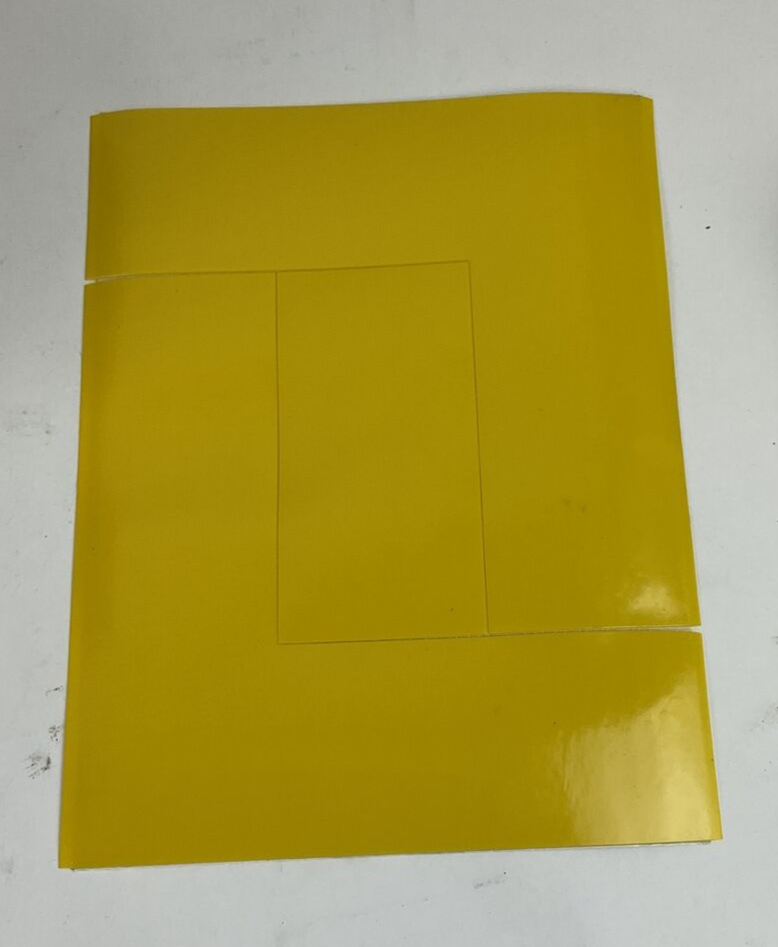 MIGHTY LINE YELLOW FLOOR TAPE L SHAPE 2" QTY 192