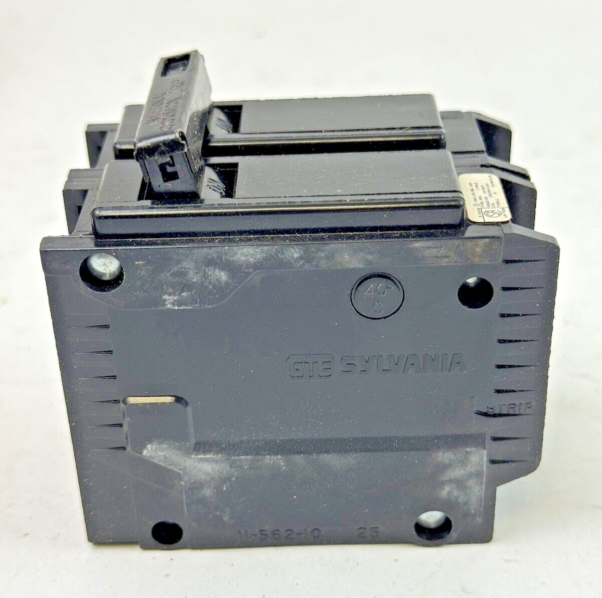 GTE SYLVANIA *BOX OF 3*-C-215- 2 POLE, 15 A, 240 VAC LC LINE CIRCUIT BREAKER