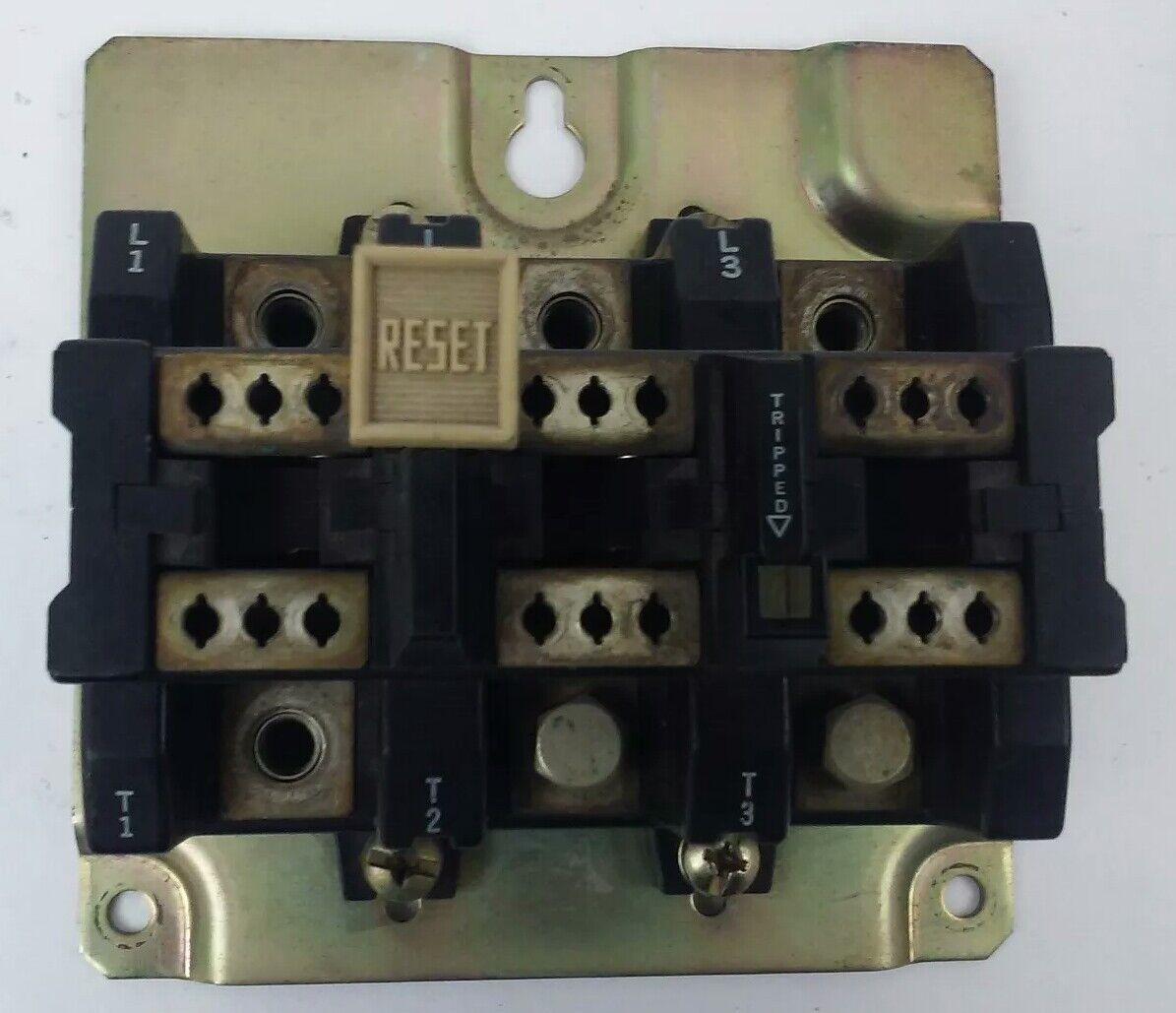 ALLEN BRADELY 592-DOV16 SERIES A OVERLOAD RELAY MISSING SCREWS, BOLTS, RELAY