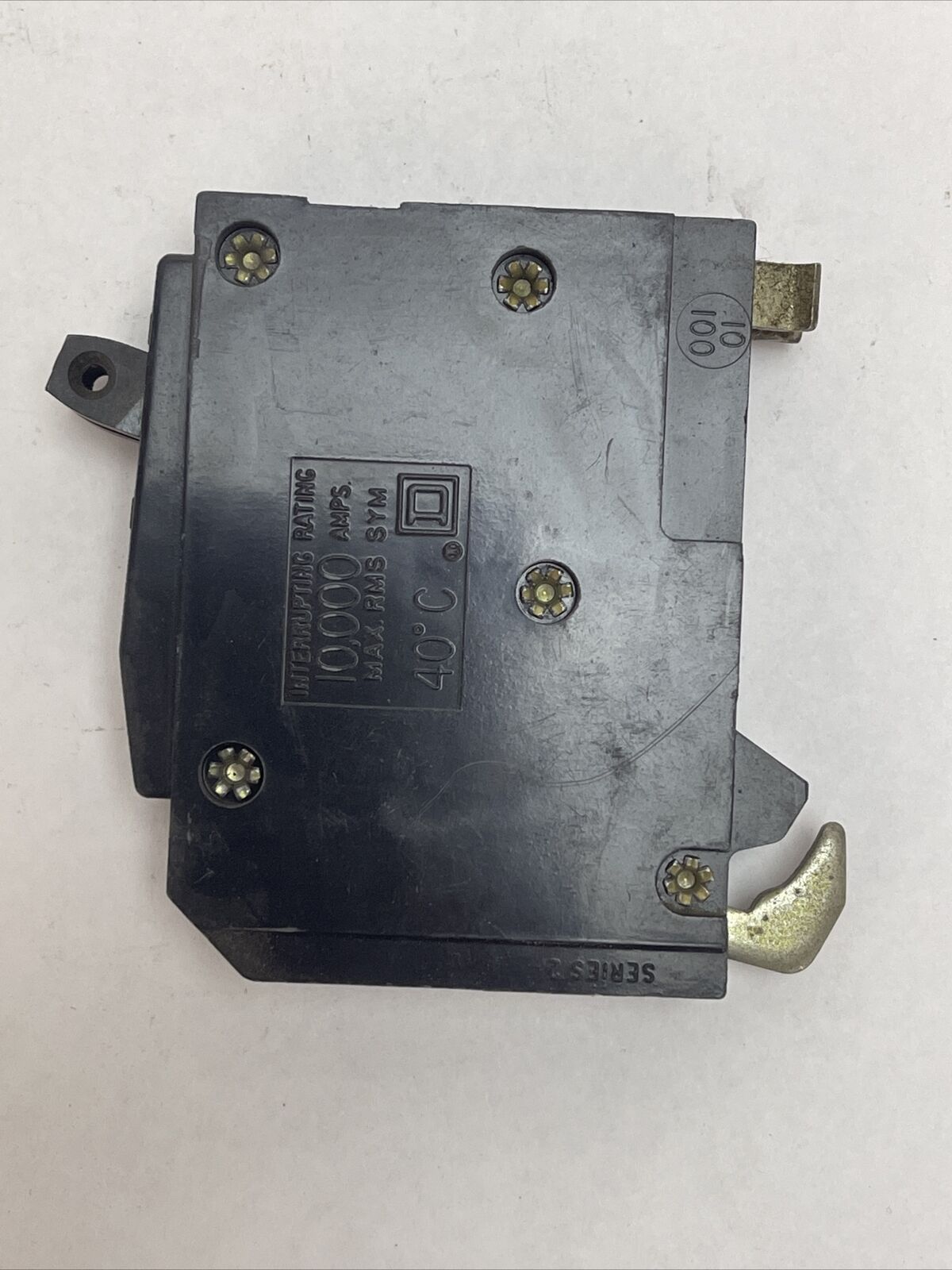 SQUARE D QOT1520 CIRCUIT BREAKER 15A 20A 120/240 VAC TWO 1 POLE UNITS CTL