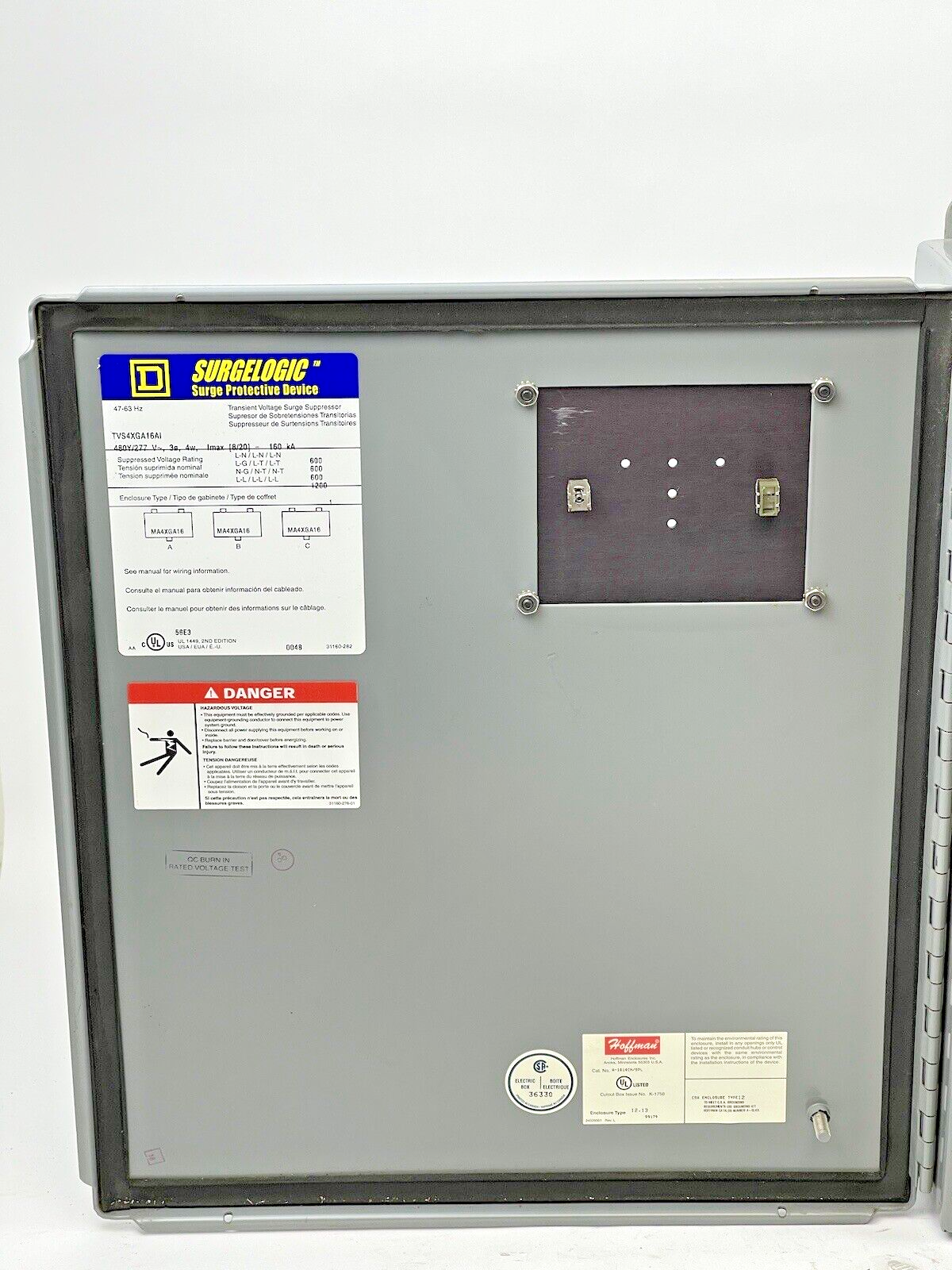 SQUARE D - SURGELOGIC - TVS4XGA16AI - SURGE PROTECTOR MODULE