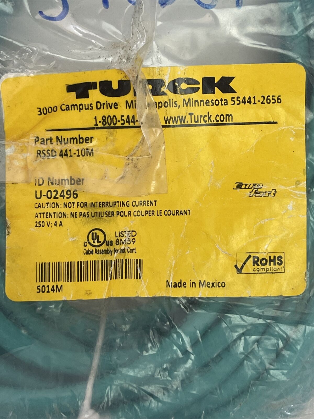 TURCK RSSD-441-10M CABLE