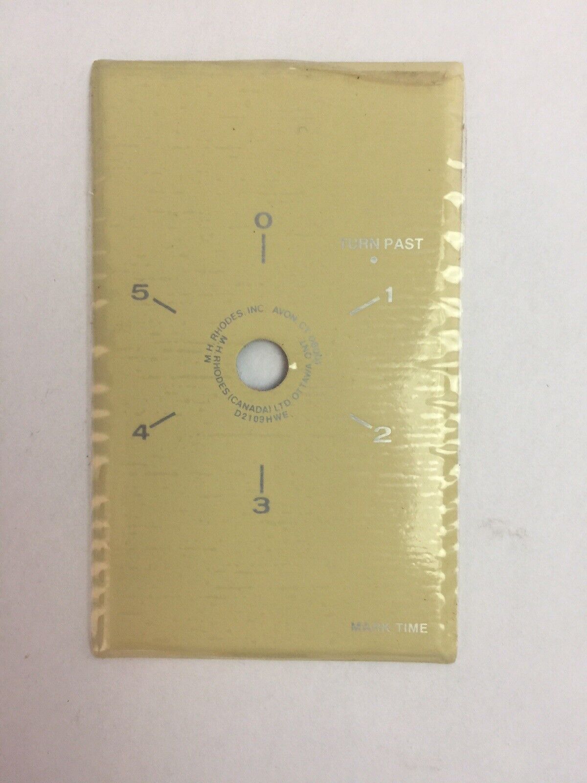 MARKTIME 90906 PNEUMATIC TIME SWITCH 6 HRS OFF TYPE WITHOUT HOLD