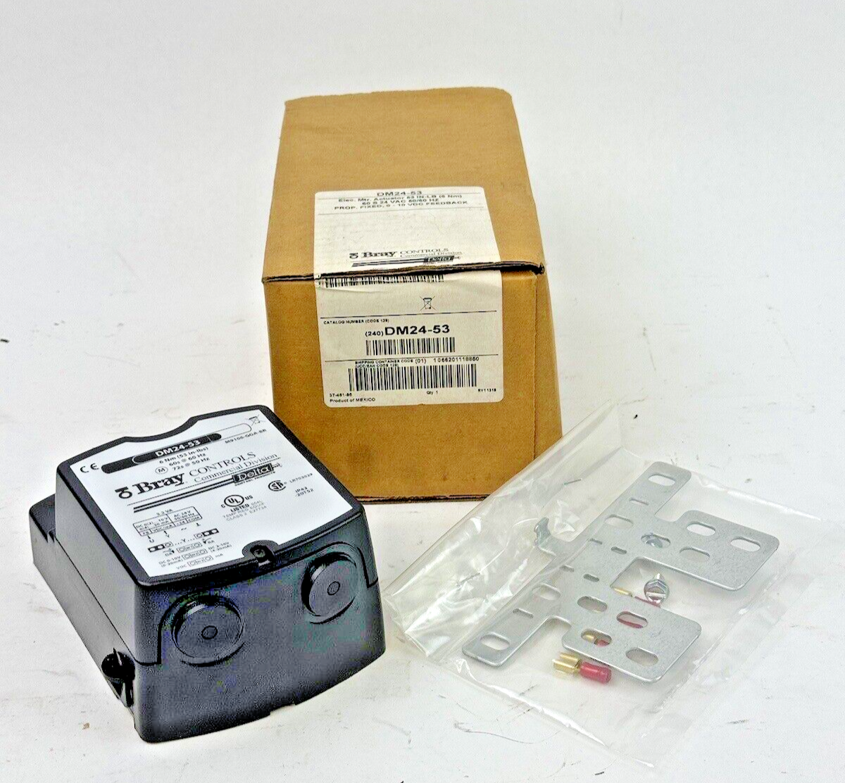 BRAY CONTROLS - DM24-53 - ELECTRIC MOTOR ACTUATOR - 53 IN-LB, 60S, 24 VAC, 50/60