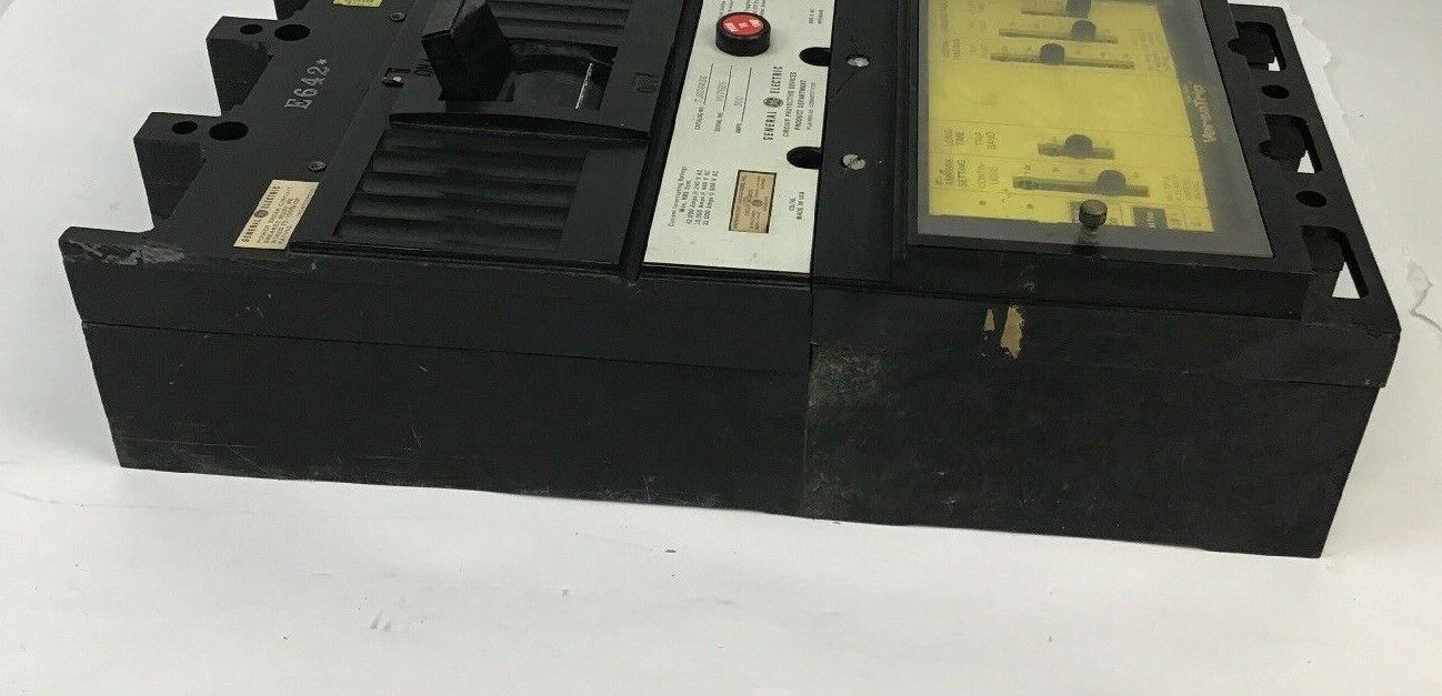 GE TJS36036 CIRCUIT BREAKER 300A 600VAC W/ VERSATRIP 300A TRIP UNIT