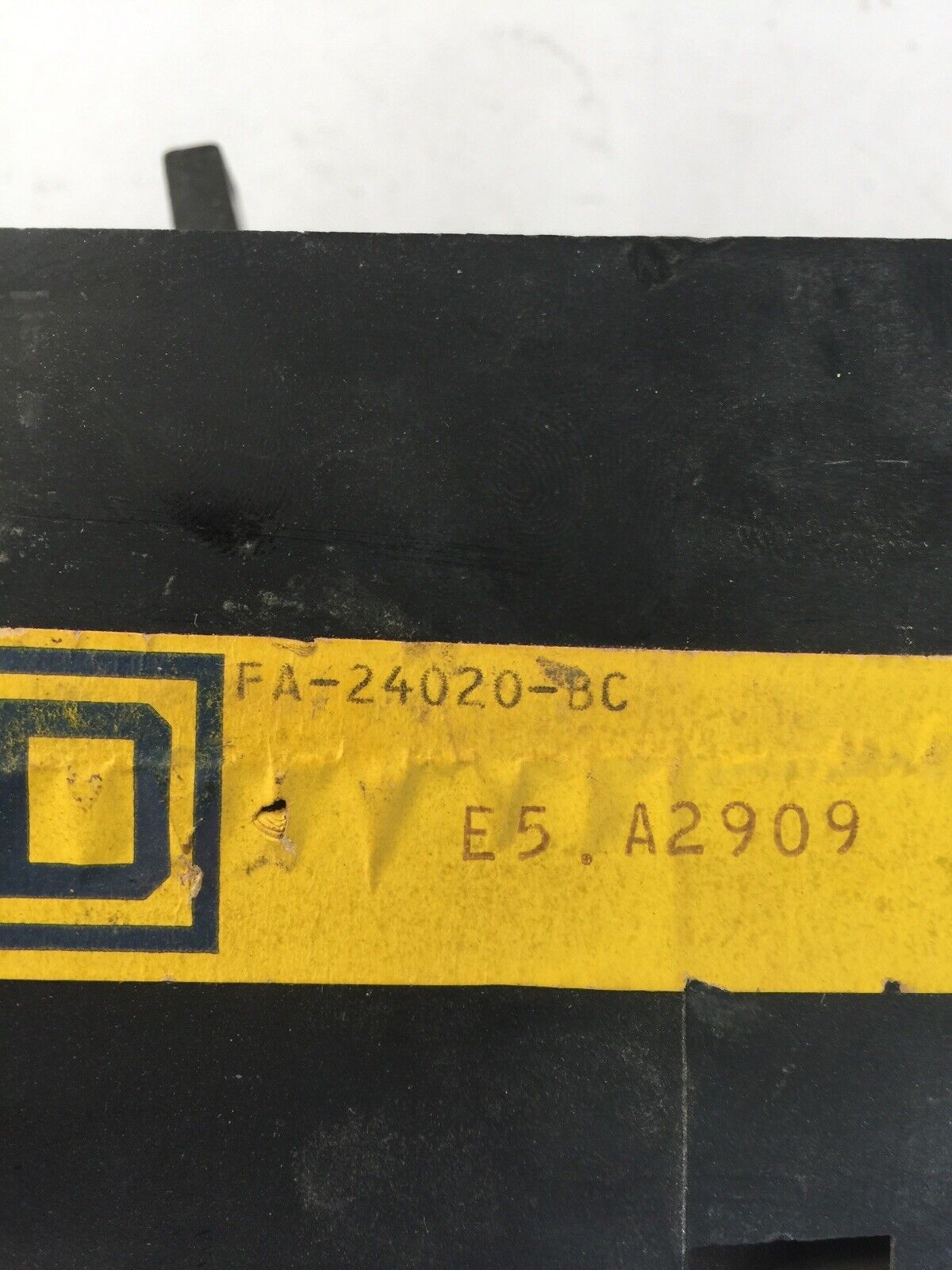 SQUARE D FA24020BC CIRCUIT BREAKER 480VAC 20A 2POLE