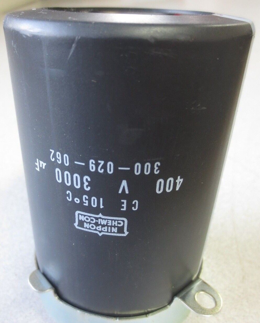 NIPPON CHEMI-CON 300-029-062 CAPACITOR - 400VDC, 3000μF