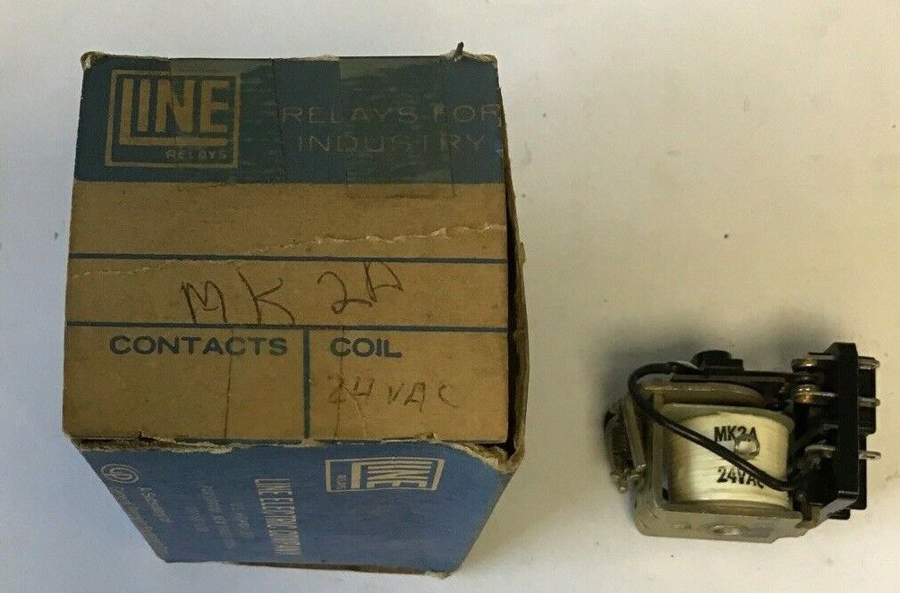 SINGER LINE ELECTRIC MK2A RELAY 24VAC ***LOTOF2***