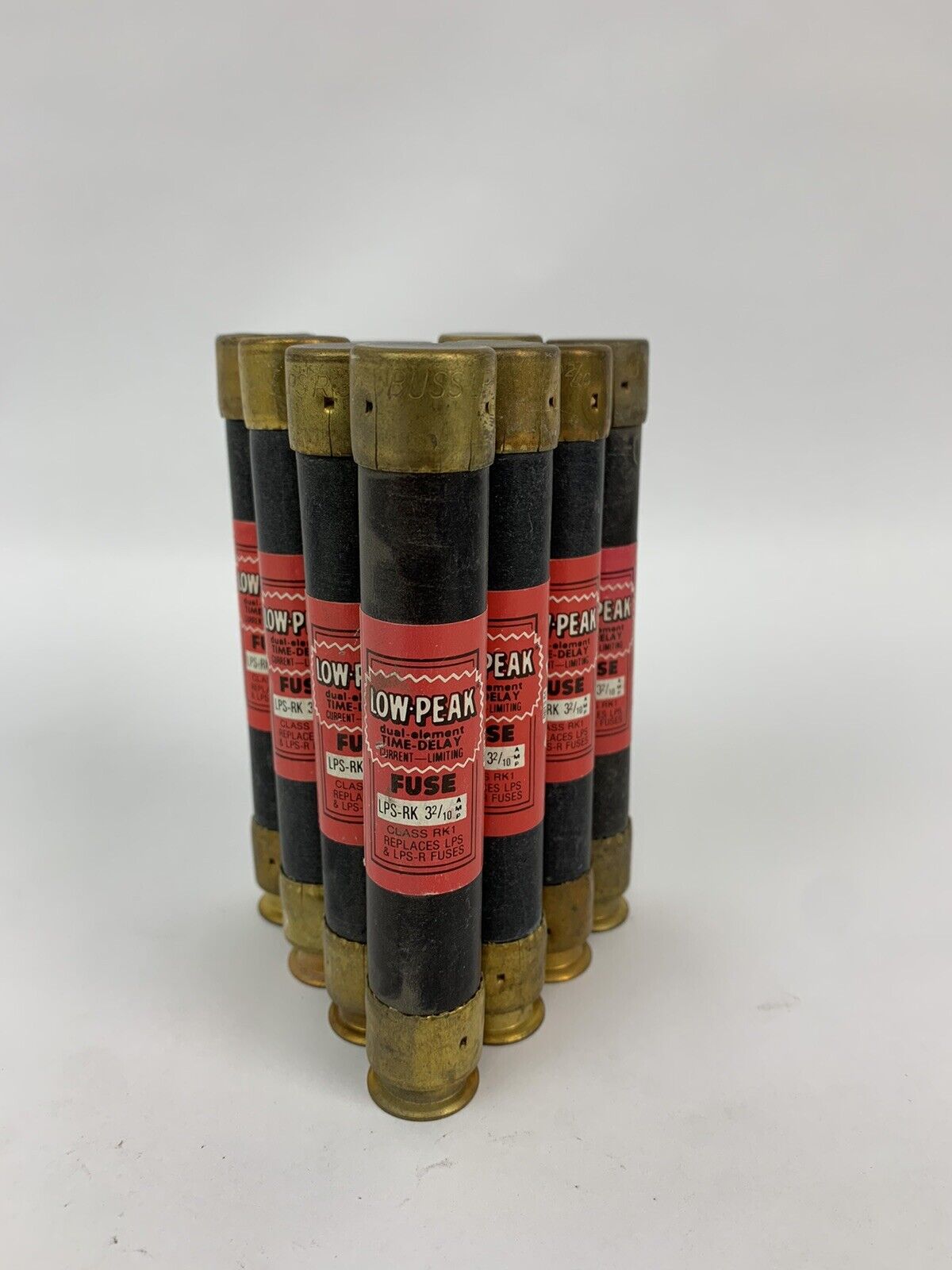 Bussmann Low-Peak Dual-Element LPS-RK 3 2/10 3 2/10A 600V Fuse "Lot of 10"