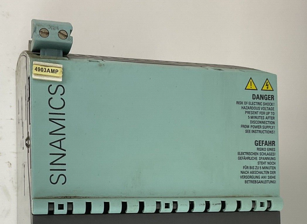 SIEMENS 6SL3120-1TE26-0AA3 SINGLE MOTOR MODULE 600VDC 60A VER.B