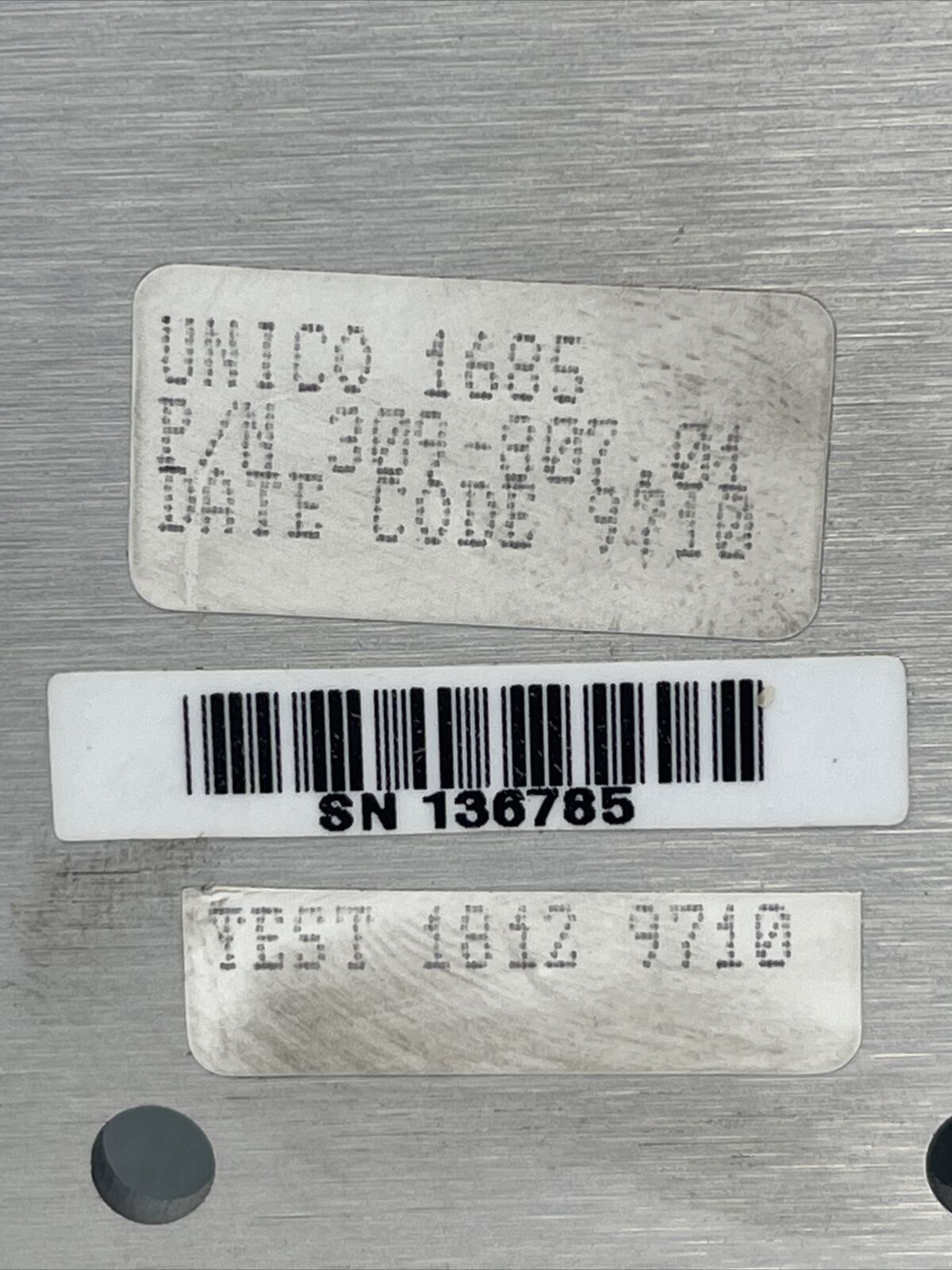 UNICO 1685 POWER-ONE INTERNATIONAL SERIES 309-807.01 HD5-12/OVP-A 5VDC 12A W/OVP