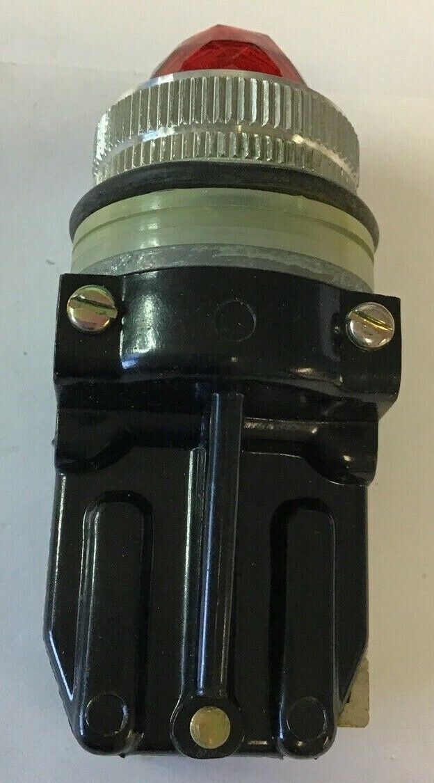GENERAL ELECTRIC CR104C322 OILTIGHT INDICATOR LIGHT RED 115V AC/DC