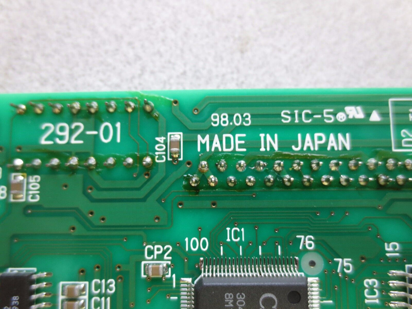 JAPAN CBM CORPORATION - 292-01 BARCODE PRINTER BOARD & PRINTHEAD ASSEMBLY