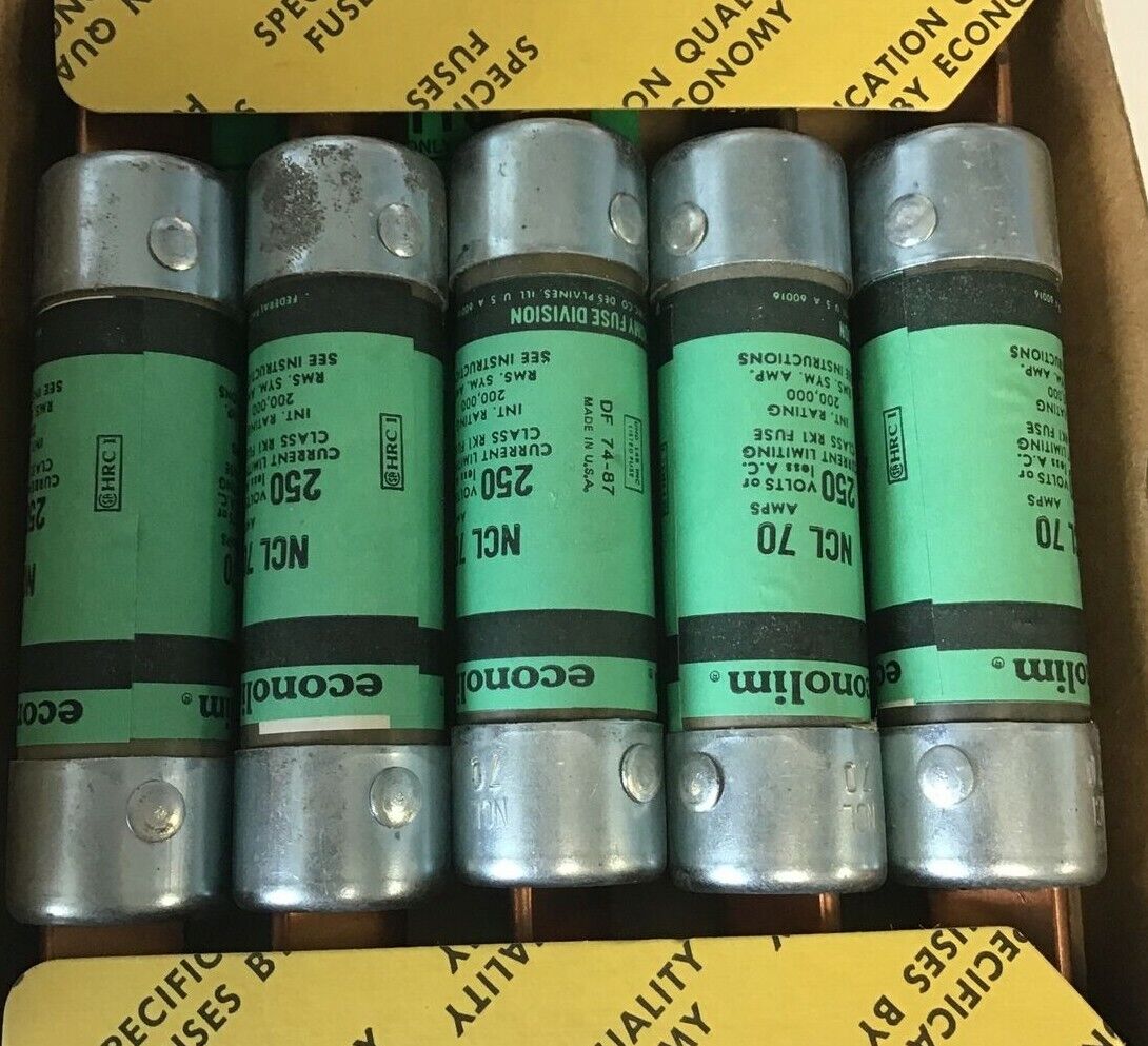 ECONOMY NCLR 70 CURRENT LIMITING RK1 FUSE 70A NCL70***LOTOF5***