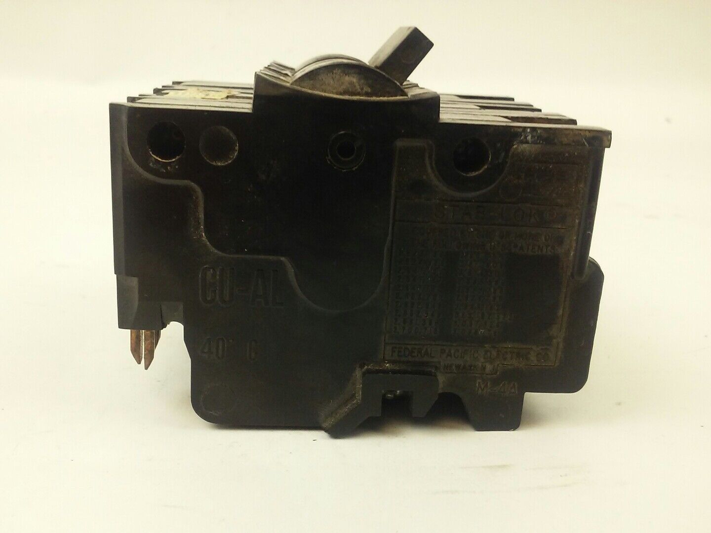 FPE NA320 STAB-LOK CIRCUIT BREAKER, 3P, 20A, 240V, NA3P20 FEDERAL PACIFIC, USED