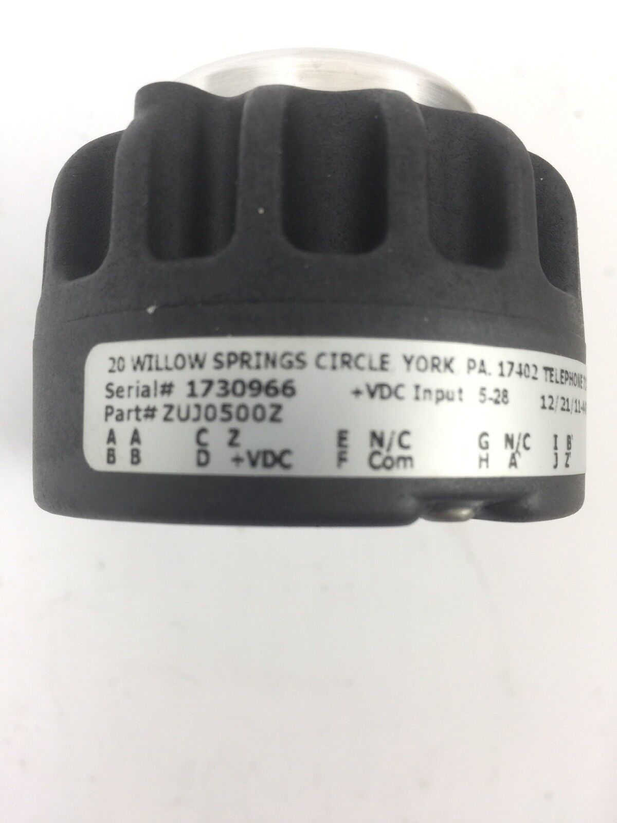 RED LION ZUJ0500Z LARGE THRU-BORE ROTARY PULSE GENERATOR