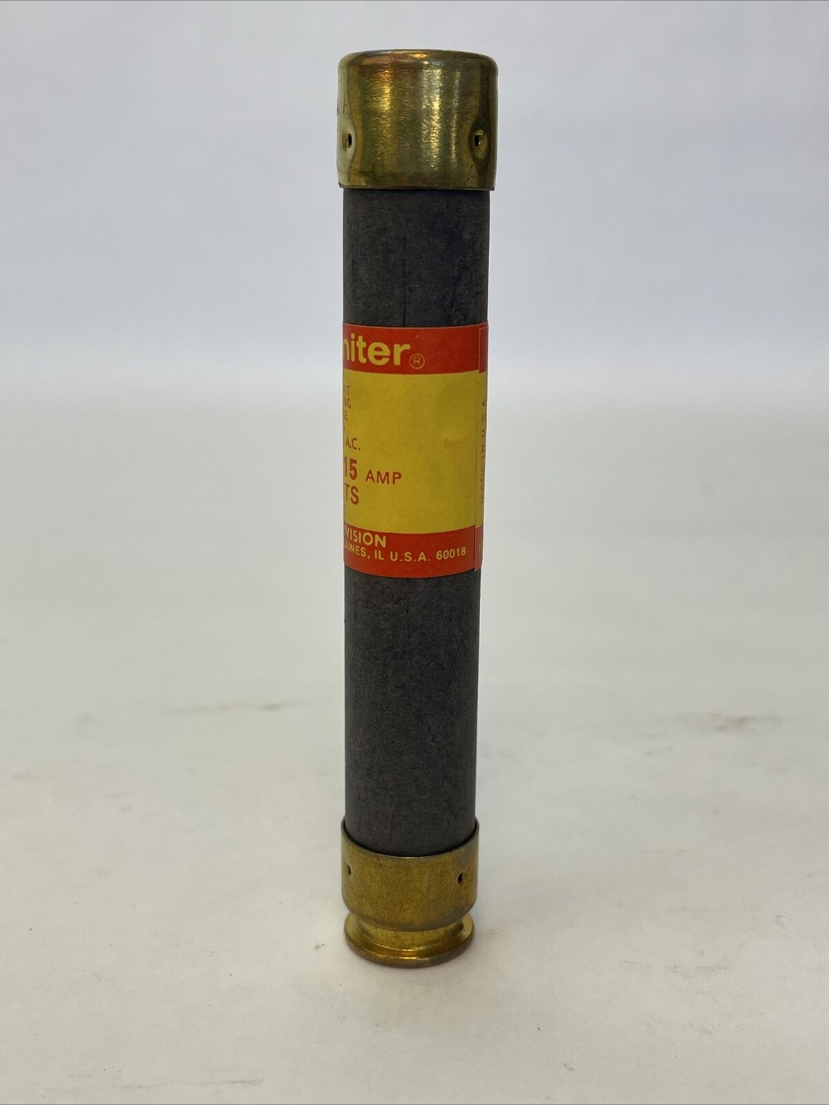 ECON-LIMITER LESR15 CURRENT LIMITING TIME-DELAY FUSE 15AMP 600VAC (BOX OF 10)