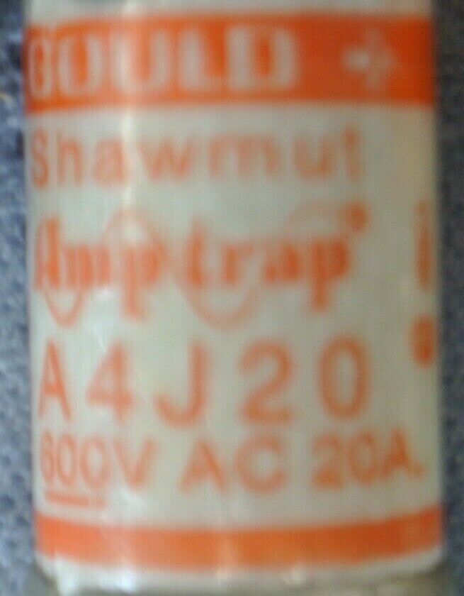 MIXED LOT of 12 / CLASS J CURRENT-LIMITING FUSES / 1A, 4A, 5A, 6A, 15A, 20A 600V