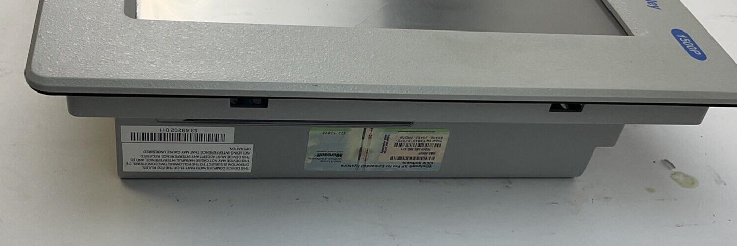 ALLEN BRADLEY 6181P-15TSXP INTERGRATED DISPLAY COMPUTER SER.E DIR.10800024197/02