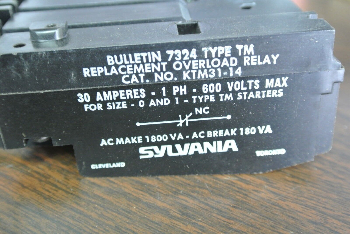 SYLVANIA KTM31-14 OVERLOAD RELAY REPLACEMENT KIT SIZES 0, 1 & 1P - NEW SURPLUS