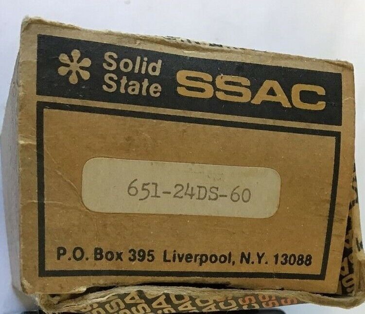 SSAC 651-24DS-60 SOLID STATE RELAY