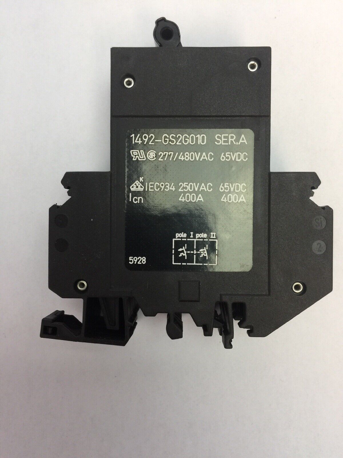 ALLEN BRADLEY 1492-GS2G010 MINTURE CIRCUIT BREAKER 1A 2 POLE