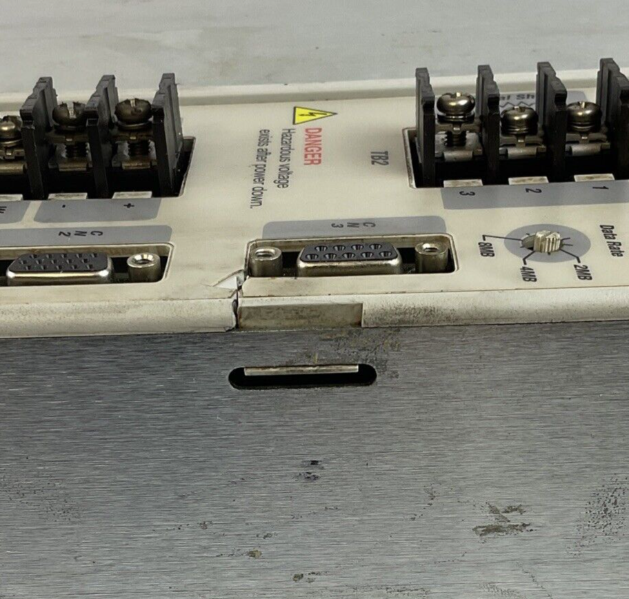 ALLEN BRADLEY 2098-DSD-HV220-SE SERVO DRIVE SER.B 3PH FIRM V1.60 COVER BROKEN