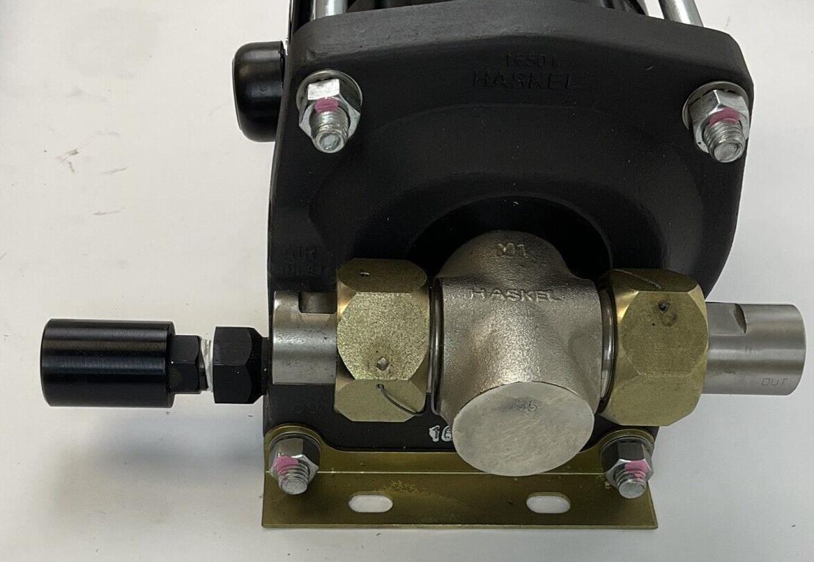 HASKEL AW-72 AIR DRIVEN LIQUID PUMP 72:1 150PSI/11000PSI