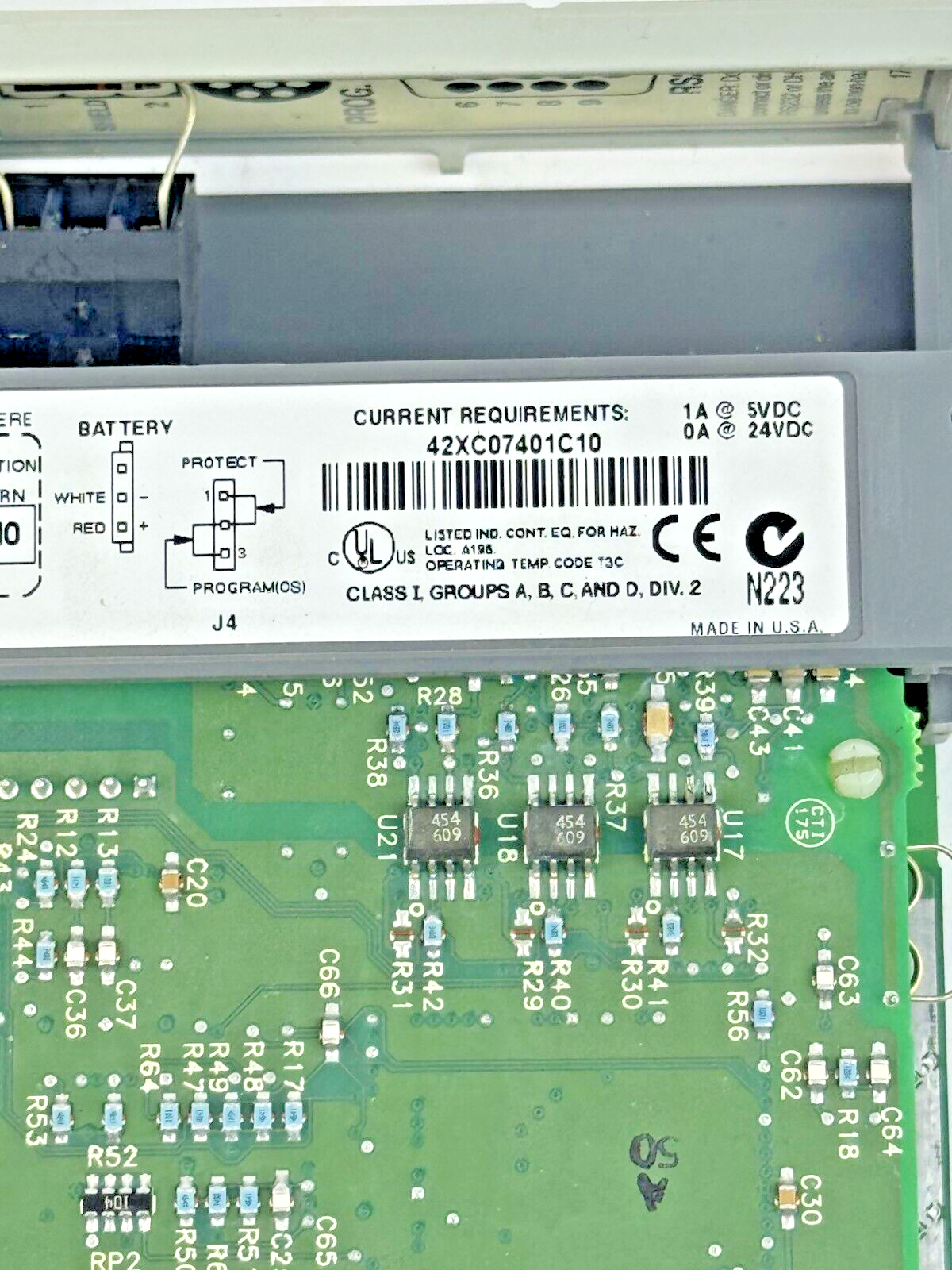 ALLEN-BRADLEY - 1747-L542 SER. C REV. 7 FRN: 10 -SLC 500 CPU PROCESS. & 1747-M13