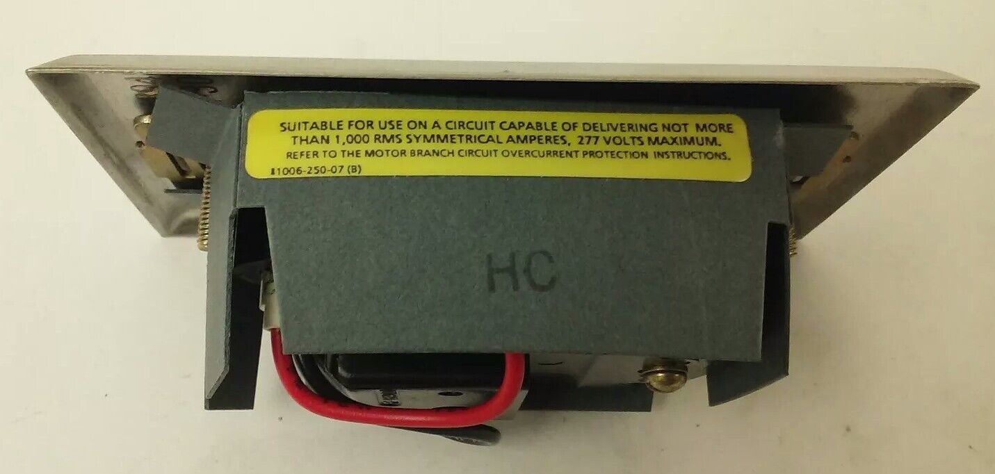 ALLEN BRADELY 600-TQX110 SER.B, MANUAL MOTOR STARTER 240V, NO KEY
