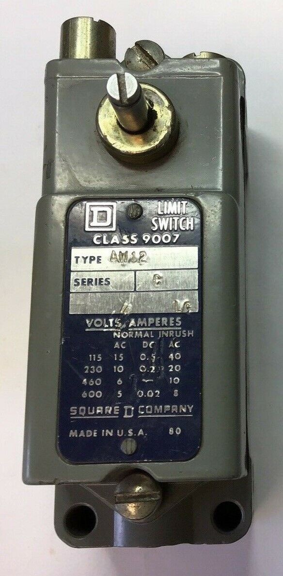 SQUARE D 9007 B54B2 HEAVY DUTY LIMIT SWITCH SERIES C