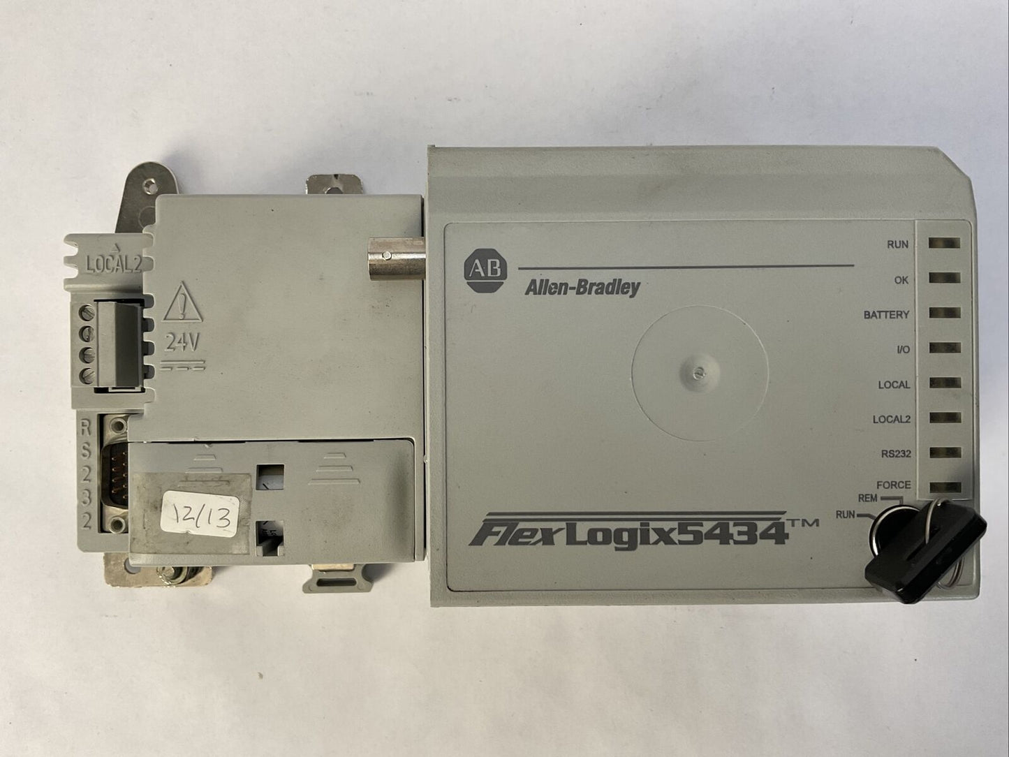 ALLEN BRADLEY 1794-L34 SER B CAT REV F01 F/W REV 1.3 LOGIX 5434 PROCESSOR UNIT