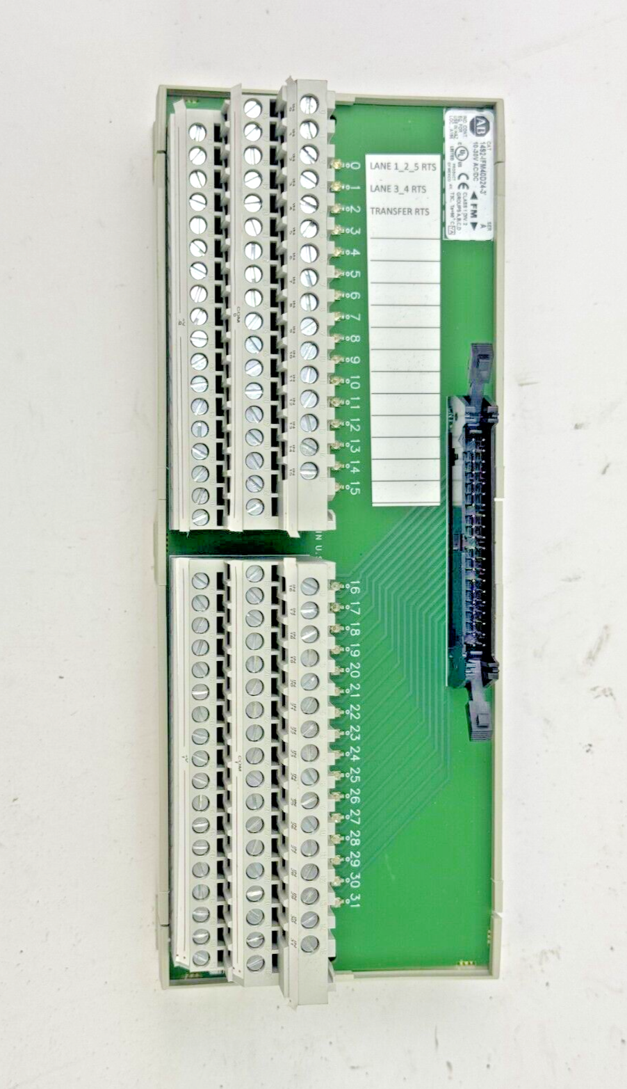 ALLEN-BRADLEY - 1492-IFM40D24-3 SER. A - 40 POINT INTERFACE MODULE 10-30VDC