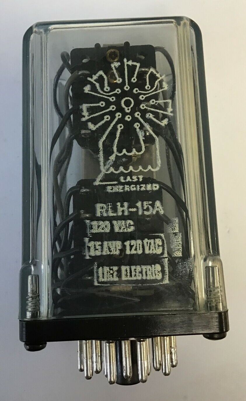 G. GENERAL ELECTRO RLH-15A RELAY 120VAC 15AMP