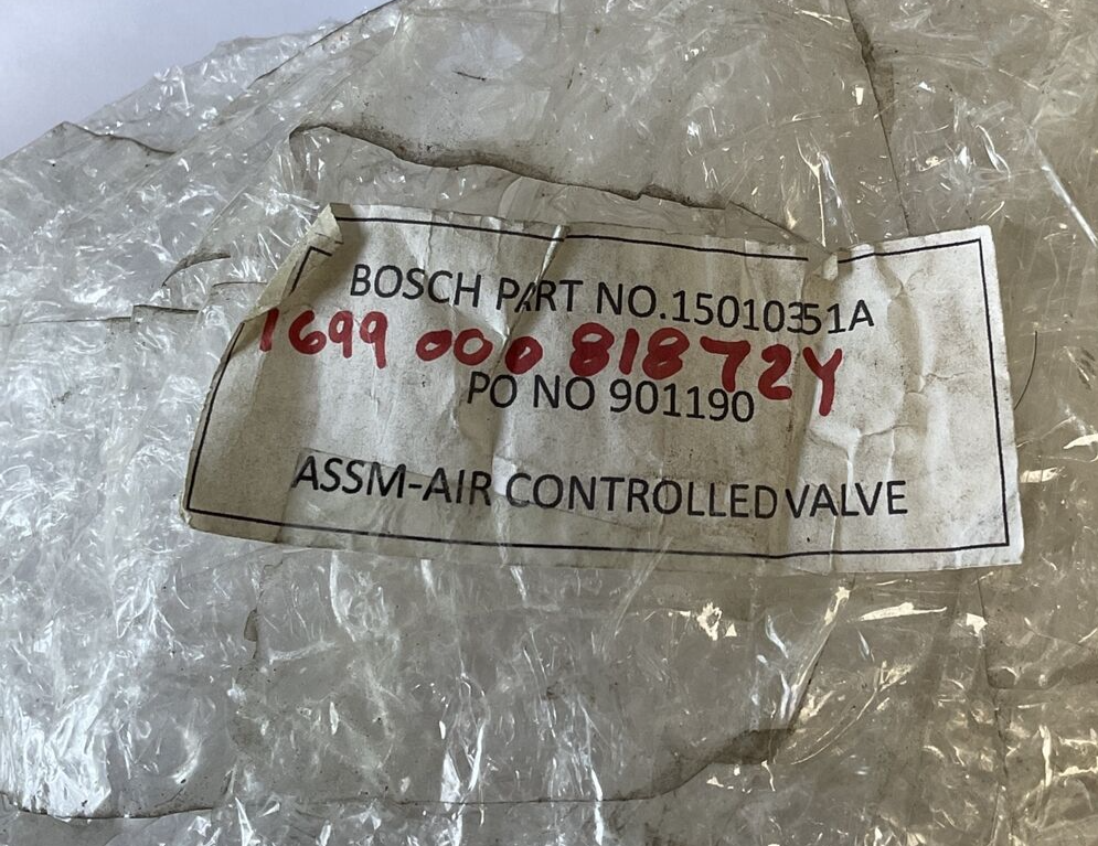BOSCH 15010351A AIR CONTROLLED VALVE