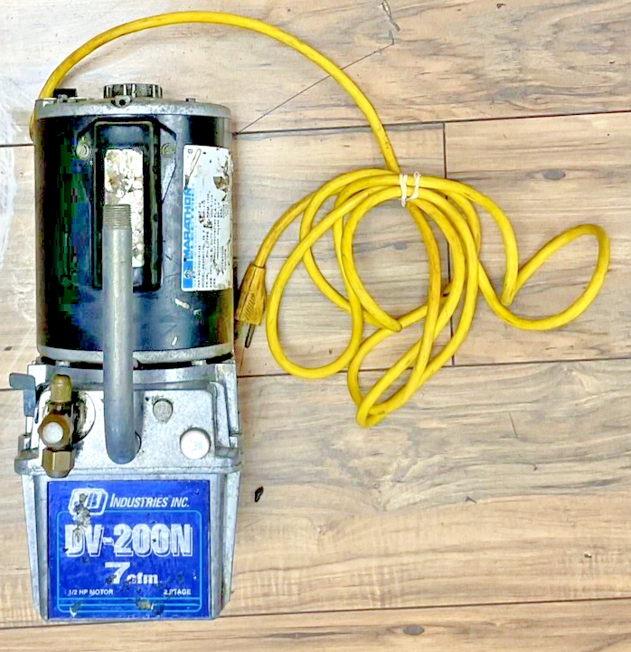 MARATHON ELECTRIC 10215-133 VACUUM PUMP 1/2HP 1725RPM 7.5FLA