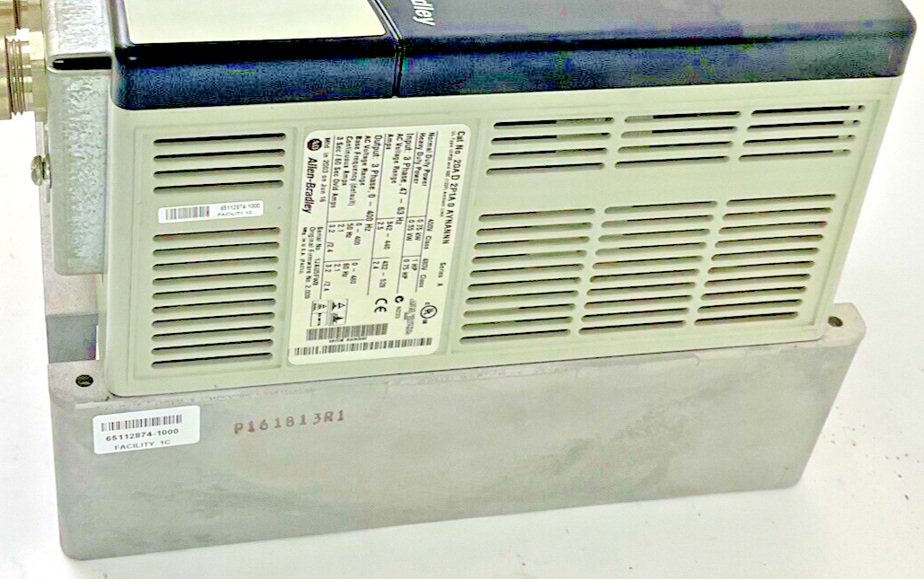ALLEN BRADLEY 20AD2P1A0AYNANNN POWERFLEX AC DRIVE SER.A FRMW:2.009